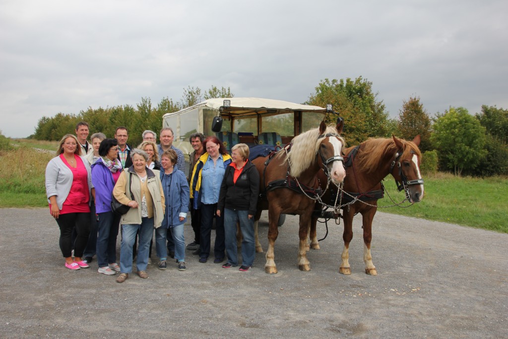 Planwagenfahrt am 30.August 2014 von Lehrte zum Kronsberg - Hannover